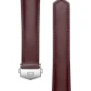 Accessories<TAG Heuer Carrera 39Mm Burgundy Leather Strap