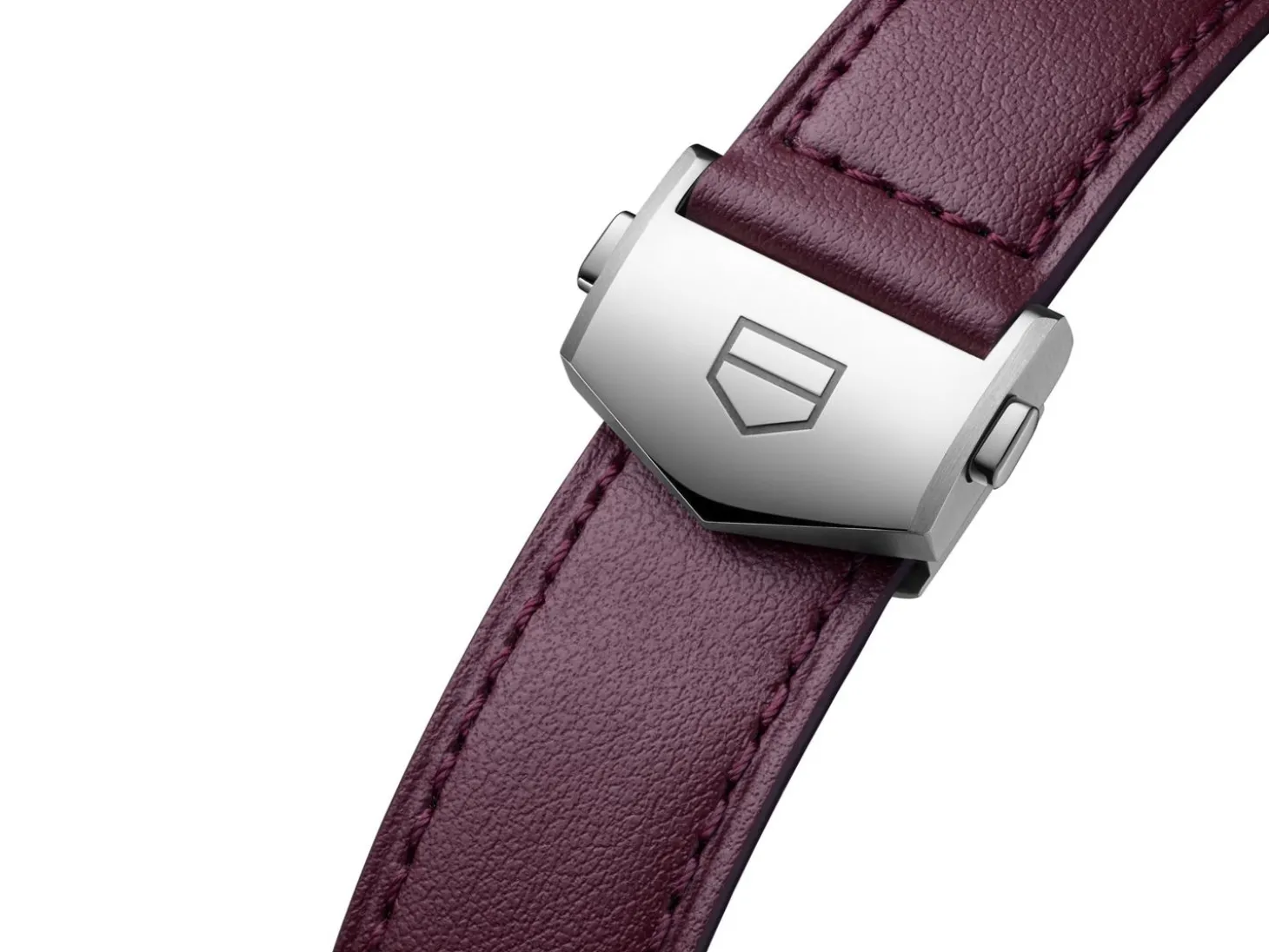 Accessories<TAG Heuer Carrera 39Mm Burgundy Leather Strap