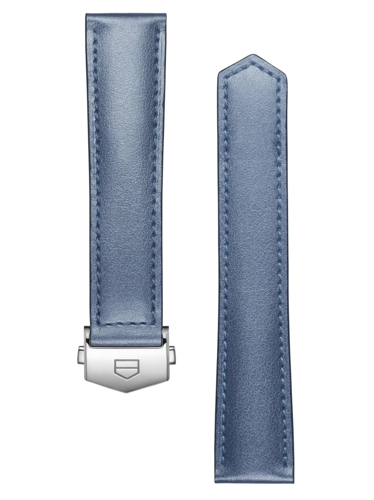 Accessories<TAG Heuer Carrera 39Mm Metallic Blue Leather Strap