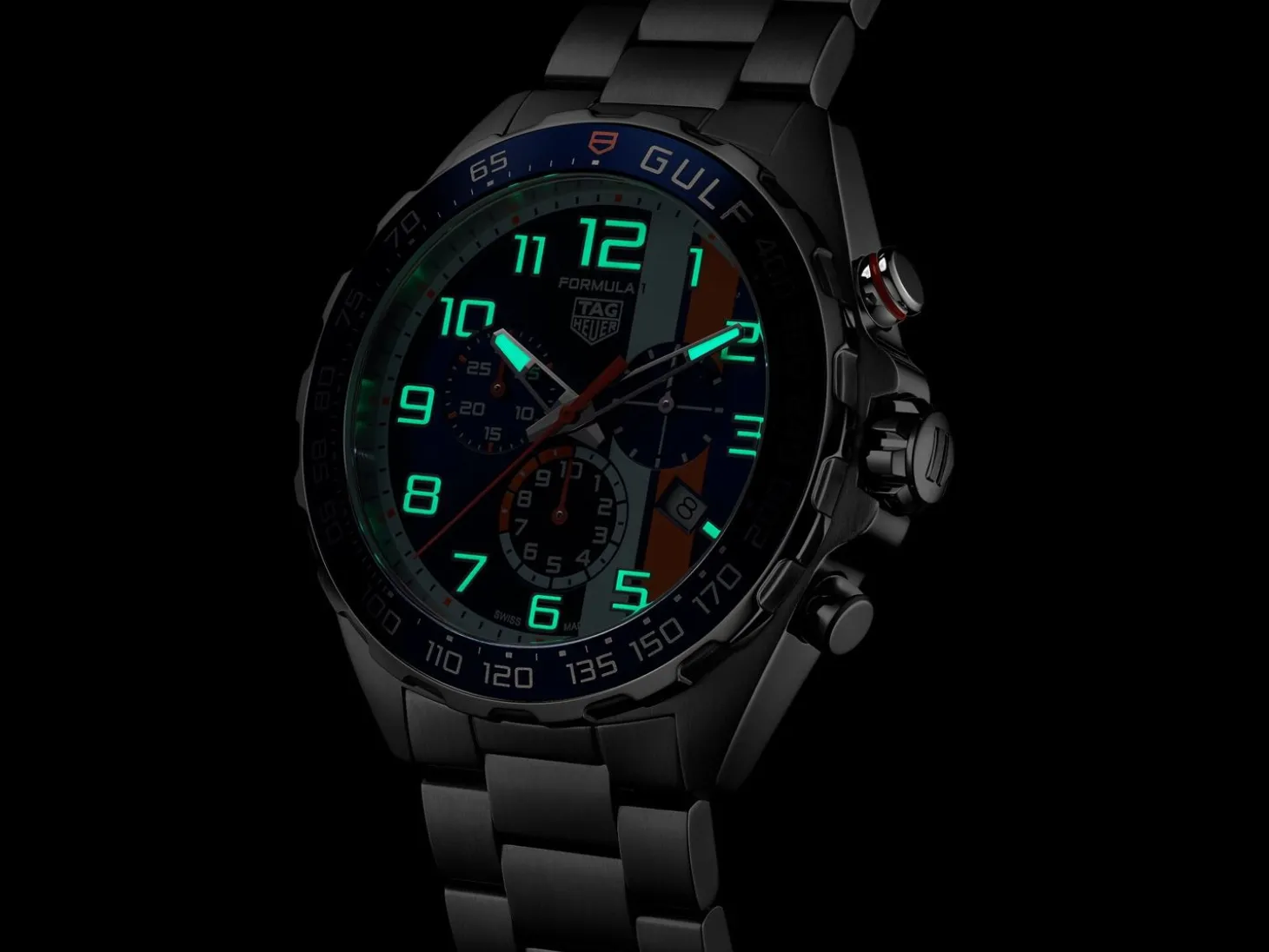 Watches For Men<TAG Heuer Formula 1 Chronograph X Gulf
